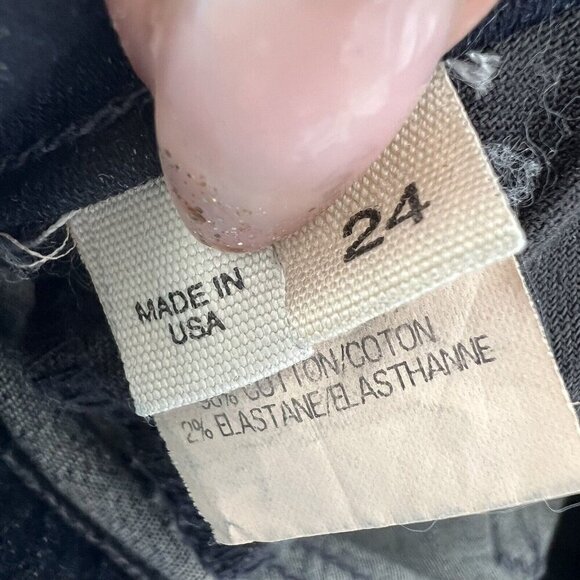 Helmut Lang Skinny Jeans Size 24 Blue Medium Wash 5-Pocket NEW - Picture 10 of 12